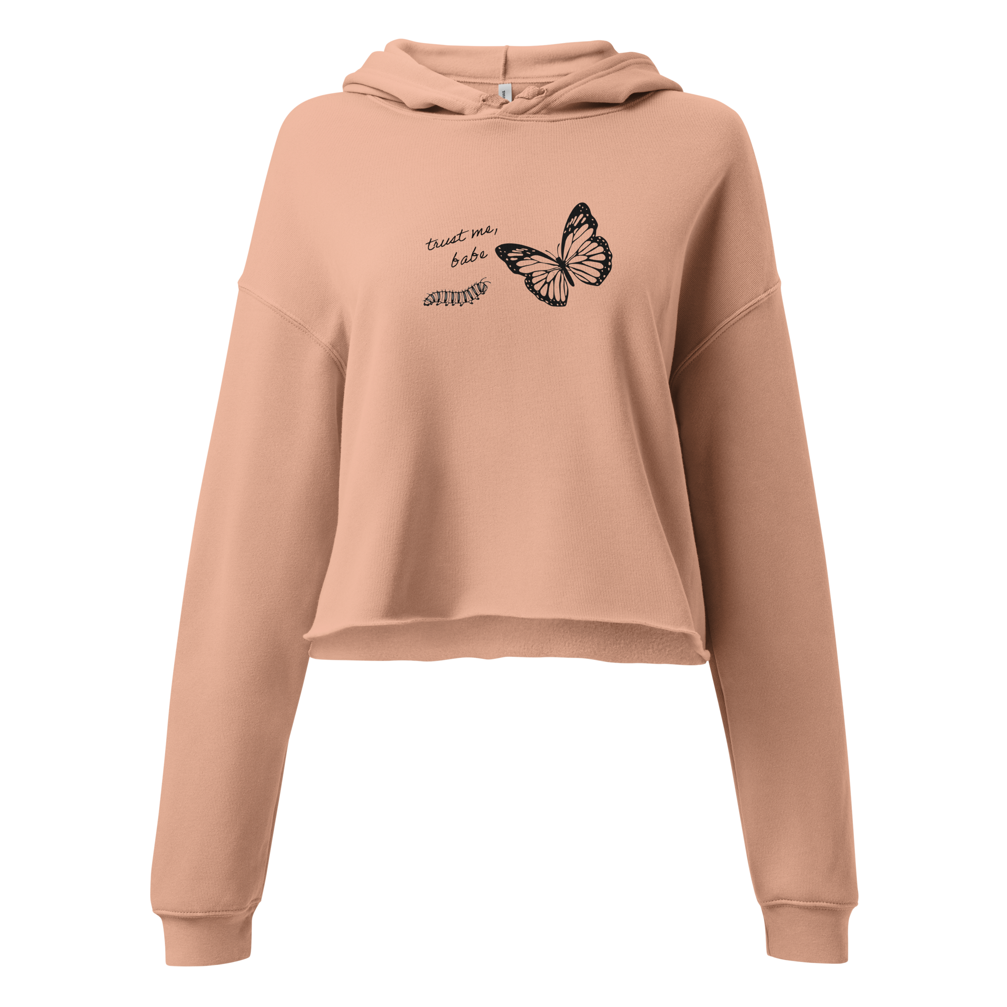trsut me, babe (crop hoodie)