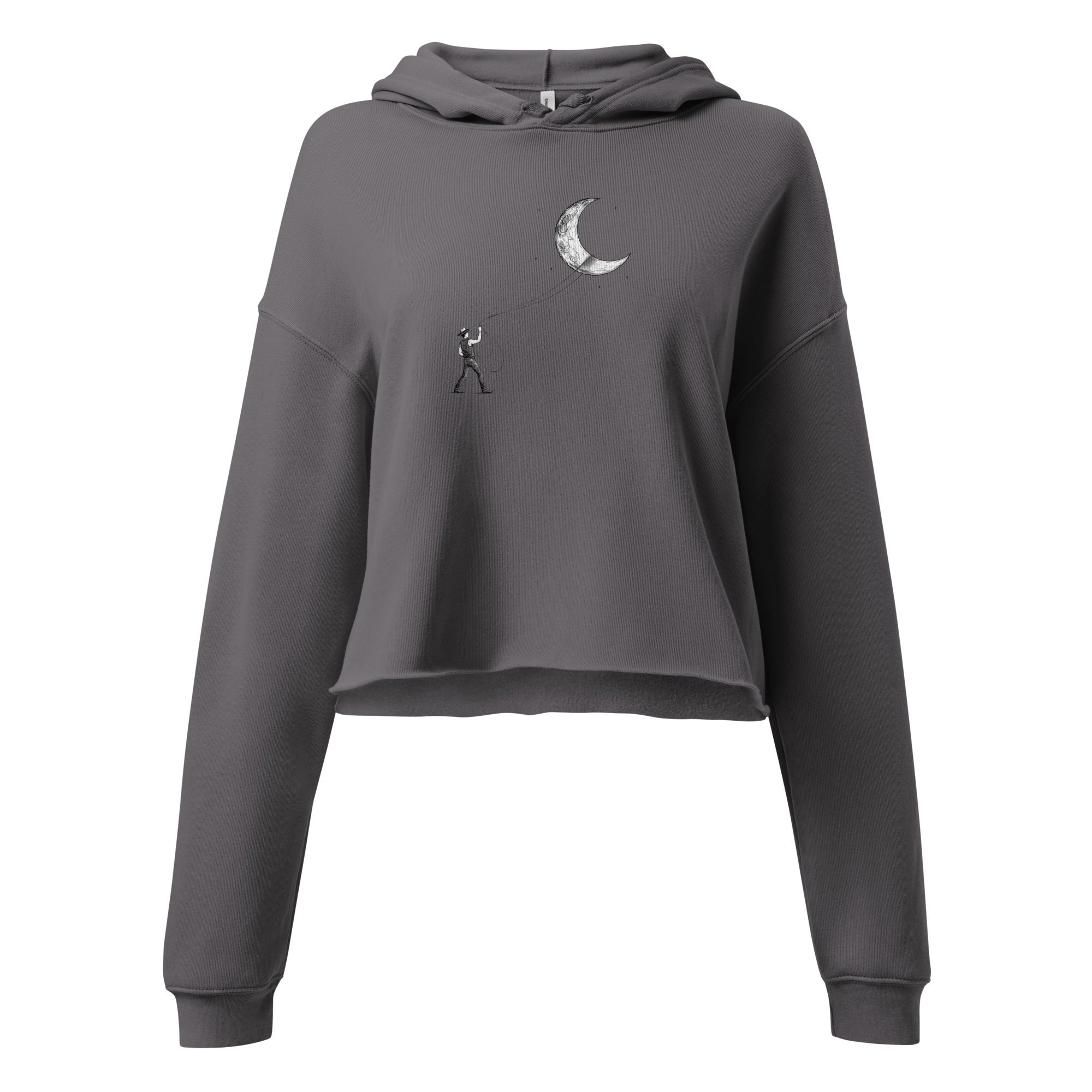 come here moon (crop hoodie)